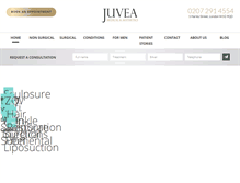 Tablet Screenshot of juveaaesthetics.com